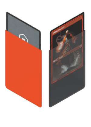 Heavy Play MONK ORANGE CURV SLEEVES - STANDARD 100