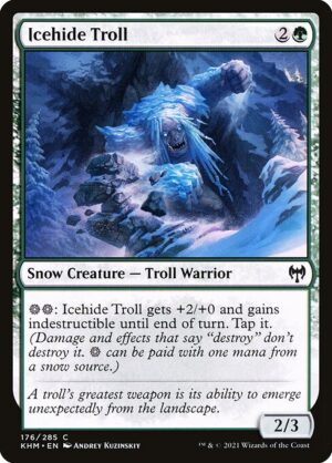 Icehide Troll - Foil<br /><span class="collector-number">Collector No. </span>
