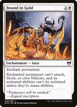 Bound in Gold - Foil<br /><span class="collector-number">Collector No. </span>