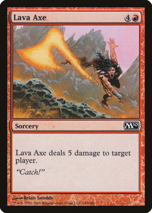 Lava Axe<br /><span class="collector-number">Collector No. 145</span>