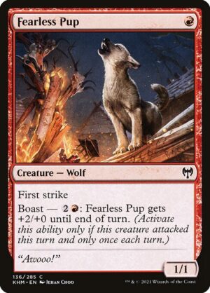 Fearless Pup - Foil<br /><span class="collector-number">Collector No. </span>