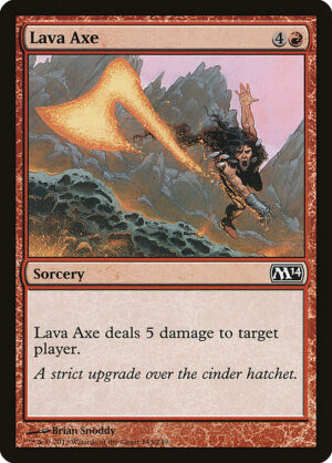 Lava Axe<br /><span class="collector-number">Collector No. 143</span>