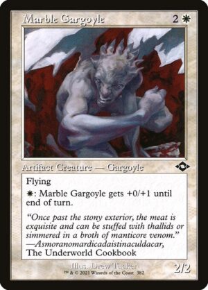 Marble Gargoyle (Retro Frame)