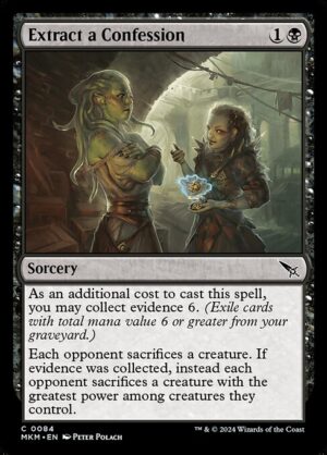 Extract a Confession - Foil<br /><span class="collector-number">Collector No. 84</span>