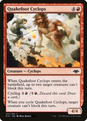 Quakefoot Cyclops<br /><span class="collector-number">Collector No. 142</span>