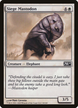 Siege Mastodon<br /><span class="collector-number">Collector No. 30</span>