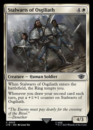 Stalwarts of Osgiliath - Foil<br /><span class="collector-number">Collector No. 33</span>
