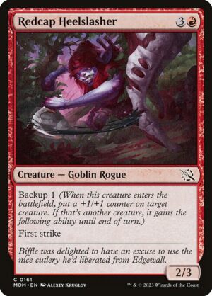 Redcap Heelslasher<br /><span class="collector-number">Collector No. 161</span>