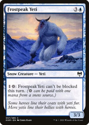 Frostpeak Yeti - Foil<br /><span class="collector-number">Collector No. </span>