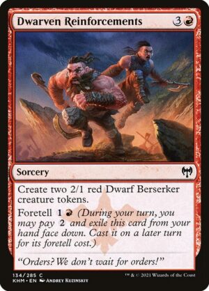 Dwarven Reinforcements - Foil<br /><span class="collector-number">Collector No. </span>