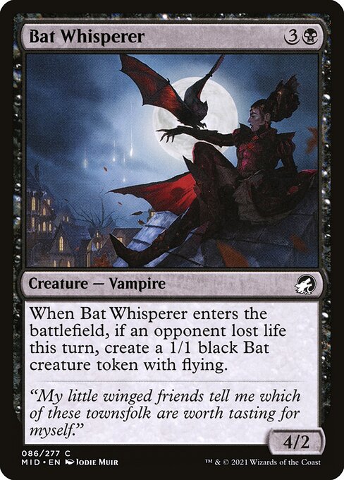 Bat Whisperer - Foil<br /><span class="collector-number">Collector No. 86</span>