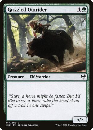 Grizzled Outrider - Foil<br /><span class="collector-number">Collector No. </span>