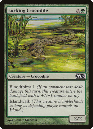 Lurking Crocodile<br /><span class="collector-number">Collector No. 184</span>