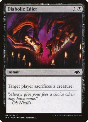 Diabolic Edict<br /><span class="collector-number">Collector No. 87</span>