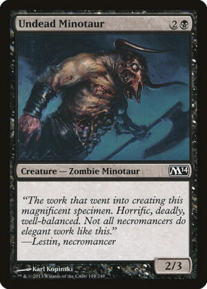 Undead Minotaur<br /><span class="collector-number">Collector No. 119</span>