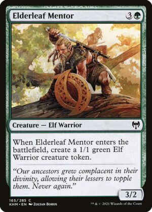 Elderleaf Mentor - Foil<br /><span class="collector-number">Collector No. </span>