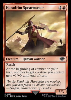 Haradrim Spearmaster - Foil<br /><span class="collector-number">Collector No. 135</span>