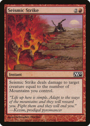 Seismic Strike<br /><span class="collector-number">Collector No. 154</span>