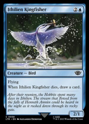 Ithilien Kingfisher - Foil<br /><span class="collector-number">Collector No. 58</span>