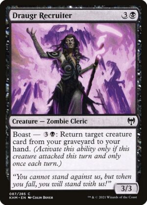 Draugr Recruiter - Foil<br /><span class="collector-number">Collector No. </span>