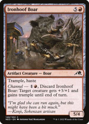 Ironhoof Boar - Foil<br /><span class="collector-number">Collector No. </span>