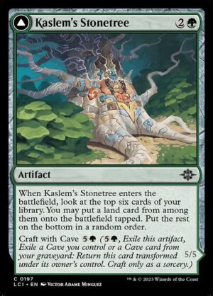 Kaslem's Stonetree // Kaslem's Strider - Foil<br /><span class="collector-number">Collector No. 197</span>