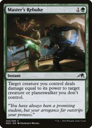 Master's Rebuke - Foil<br /><span class="collector-number">Collector No. </span>