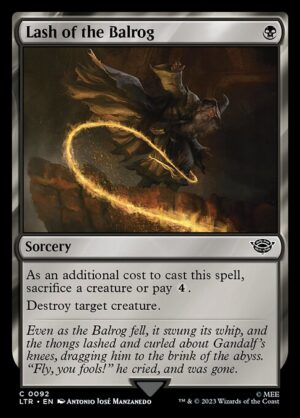 Lash of the Balrog - Foil<br /><span class="collector-number">Collector No. 92</span>