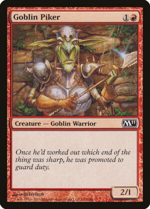 Goblin Piker - Foil<br /><span class="collector-number">Collector No. 142</span>