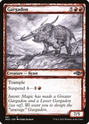 Gargadon (Showcase) - Foil<br /><span class="collector-number">Collector No. 351</span>
