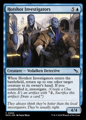 Hotshot Investigators<br /><span class="collector-number">Collector No. 60</span>