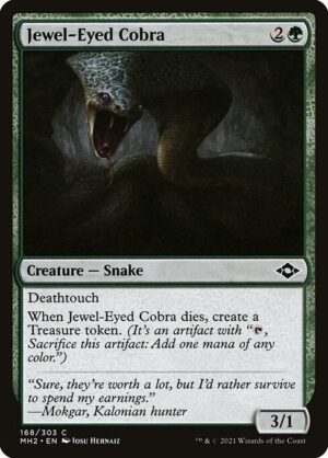 Jewel-Eyed Cobra<br /><span class="collector-number">Collector No. 168</span>