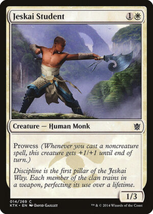 Jeskai Student<br /><span class="collector-number">Collector No. </span>