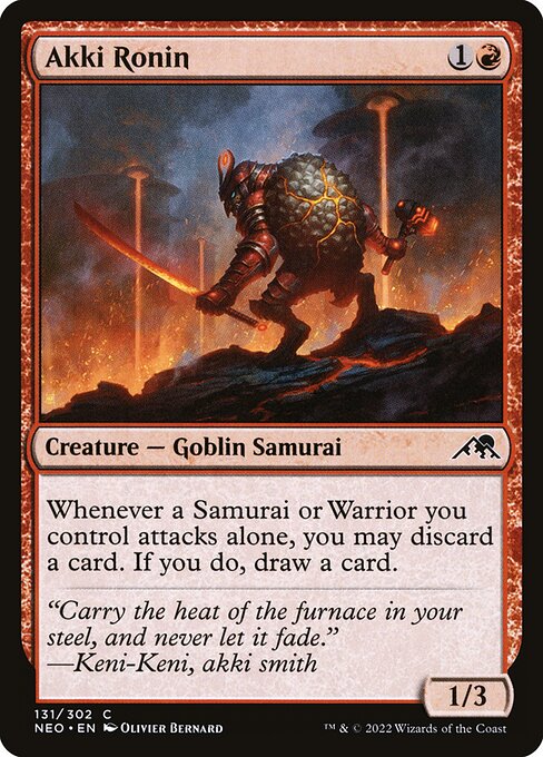 Akki Ronin - Foil<br /><span class="collector-number">Collector No. </span>