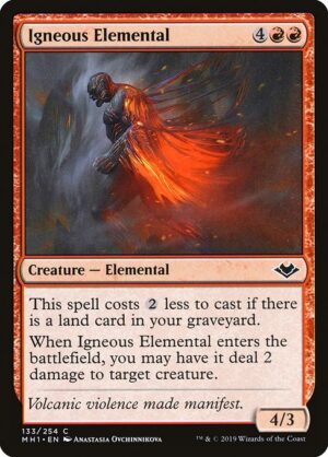 Igneous Elemental - Foil<br /><span class="collector-number">Collector No. 133</span>