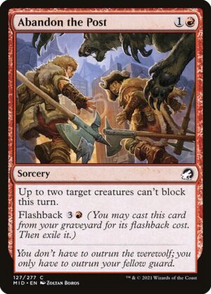 Abandon the Post<br /><span class="collector-number">Collector No. 127</span>