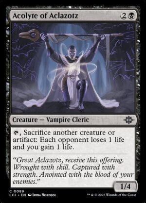 Acolyte of Aclazotz - Foil<br /><span class="collector-number">Collector No. </span>