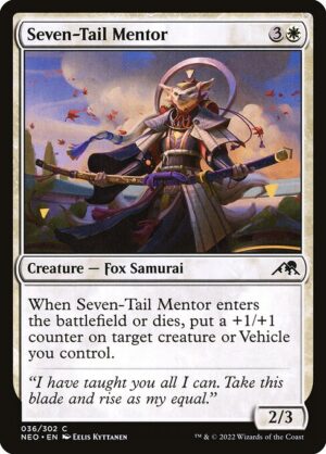Seven-Tail Mentor - Foil<br /><span class="collector-number">Collector No. </span>