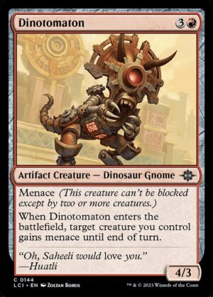Dinotomaton - Foil<br /><span class="collector-number">Collector No. 144</span>