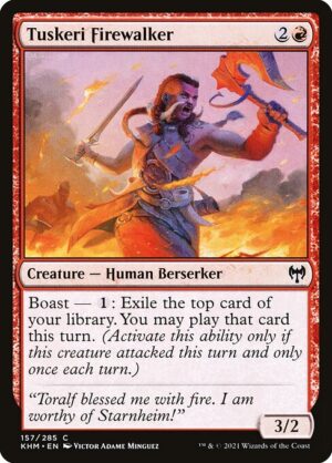 Tuskeri Firewalker - Foil<br /><span class="collector-number">Collector No. </span>