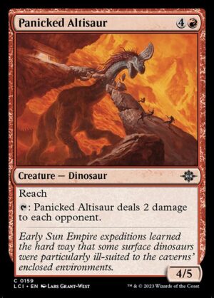 Panicked Altisaur - Foil<br /><span class="collector-number">Collector No. 159</span>