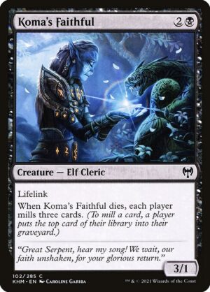 Koma's Faithful - Foil<br /><span class="collector-number">Collector No. </span>