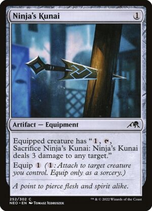 Ninja's Kunai - Foil<br /><span class="collector-number">Collector No. </span>