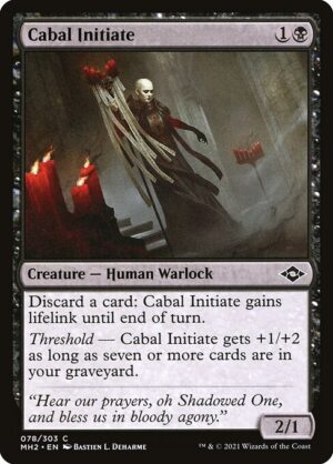 Cabal Initiate<br /><span class="collector-number">Collector No. 78</span>