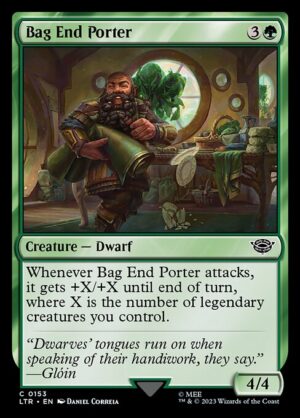 Bag End Porter - Foil<br /><span class="collector-number">Collector No. 153</span>