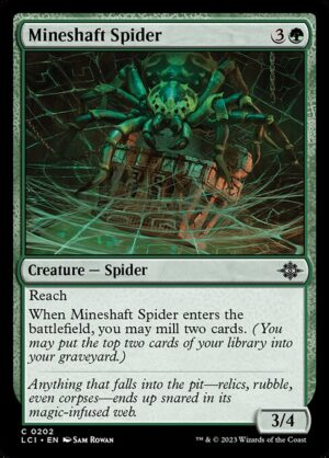 Mineshaft Spider - Foil<br /><span class="collector-number">Collector No. 202</span>