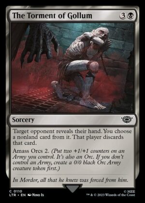 The Torment of Gollum - Foil<br /><span class="collector-number">Collector No. 110</span>