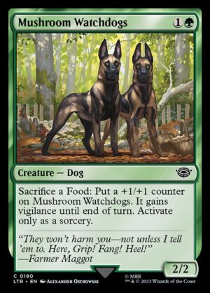Mushroom Watchdogs<br /><span class="collector-number">Collector No. 180</span>