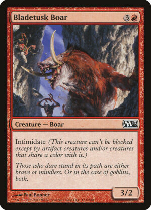 Bladetusk Boar<br /><span class="collector-number">Collector No. 121</span>