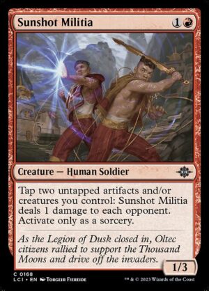 Sunshot Militia - Foil<br /><span class="collector-number">Collector No. 168</span>